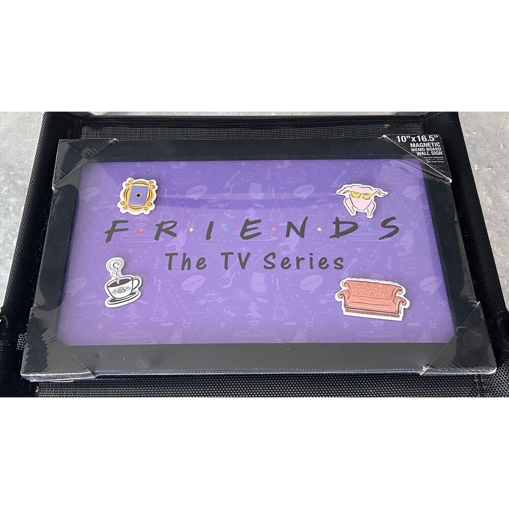 Friends The TV Series Magnetic Memo Board Wall Sign 10 X 16.5 With 3 Magnets